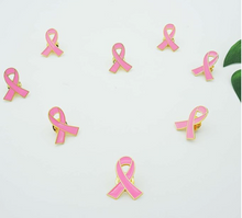 Cargar imagen en el visor de la galería, Pin lazo rosa lucha contra el cancer de mama