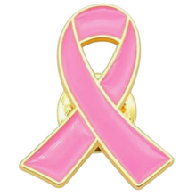 Cargar imagen en el visor de la galería, Pin lazo rosa lucha contra el cancer de mama