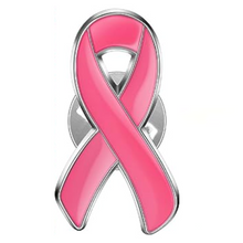 Cargar imagen en el visor de la galería, Pin lazo rosa lucha contra el cancer de mama