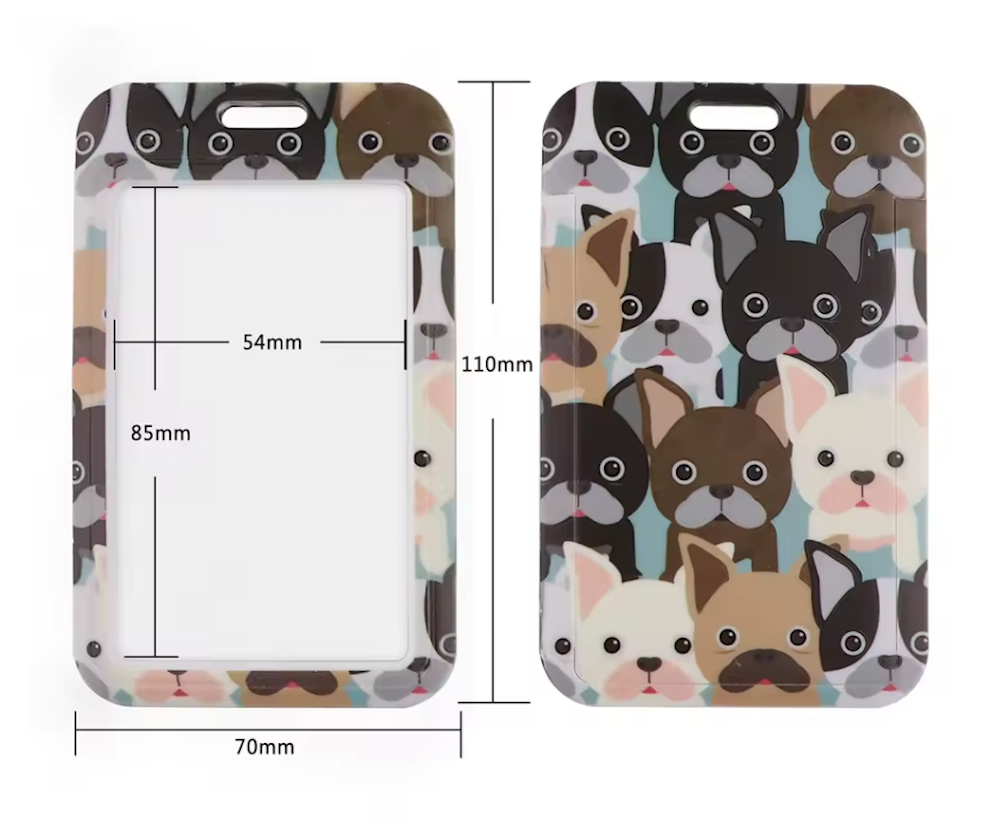 Lanyard y Porta credencial Perritos