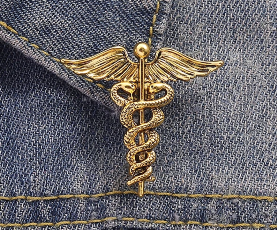 Pin Caduceo Esculapio
