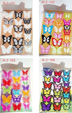 Cargar imagen en el visor de la galería, Set de 18 mariposas Decorativas