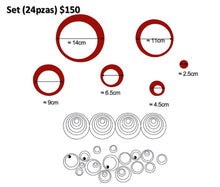 Cargar imagen en el visor de la galería, Set de Aros decorativos - Yukawaii