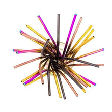 Cargar imagen en el visor de la galería, Popote de acero Inoxidable 20oz curvo