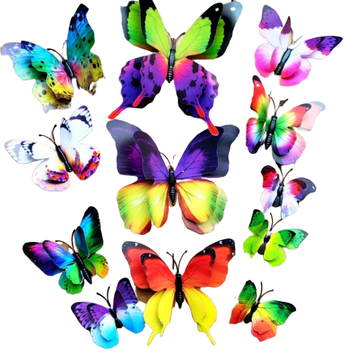 Yukawaii - Hermosas mariposas decorativas 3D, disponible en 30 colores!!  📦Recuerda que tenemos envíos gratis por correos en pedidos mínimos de $300  pesos y gratis por Fedex/estafeta en pedidos mínimos de $600
