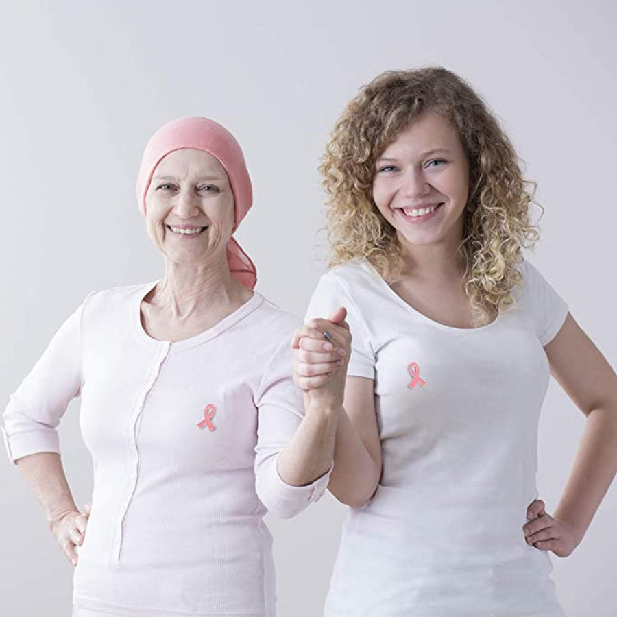 Pin lazo rosa lucha contra el cancer de mama
