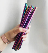 Cargar imagen en el visor de la galería, Popote de acero Inoxidable 12 mm