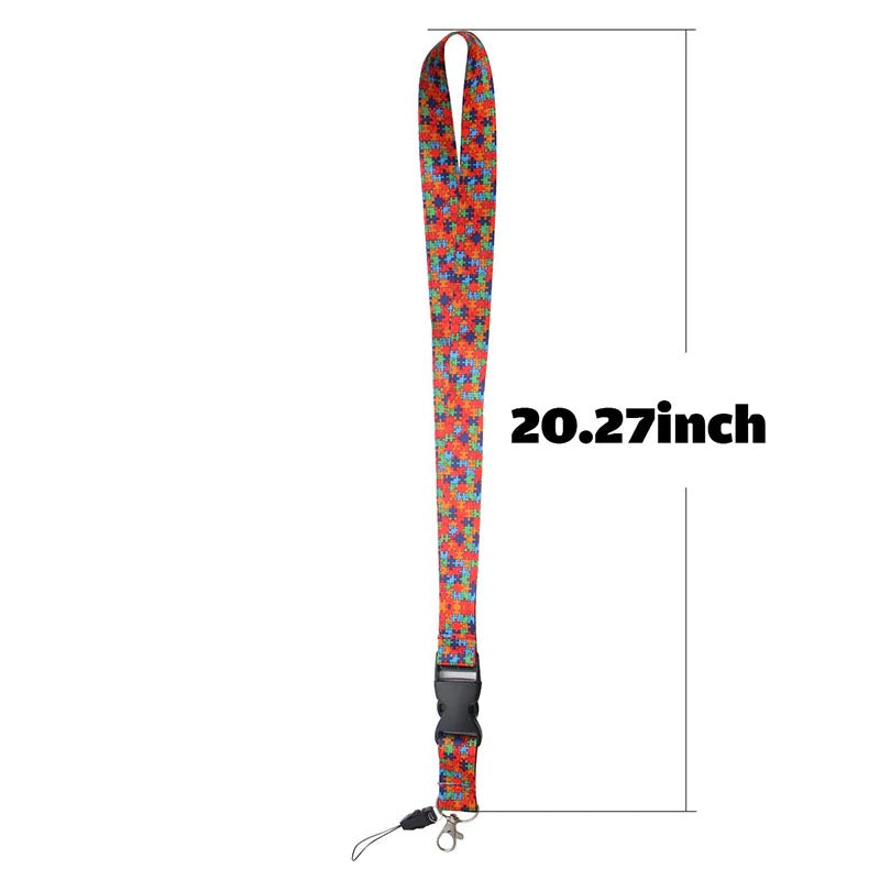 Lanyard Rompecabezas Autismo - Yukawaii