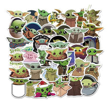 Cargar imagen en el visor de la galería, Paquete Stickers Baby Yoda