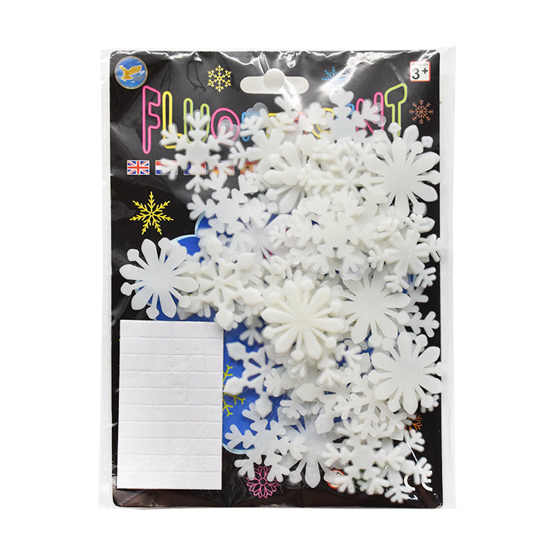 Copos de Nieve Fluorescentes