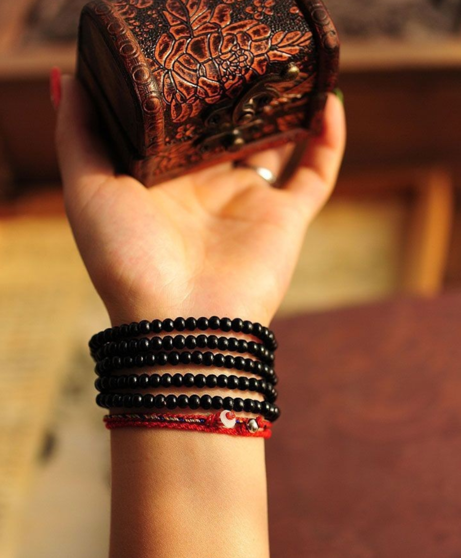 Pulsera / Rosario Budista 6mm