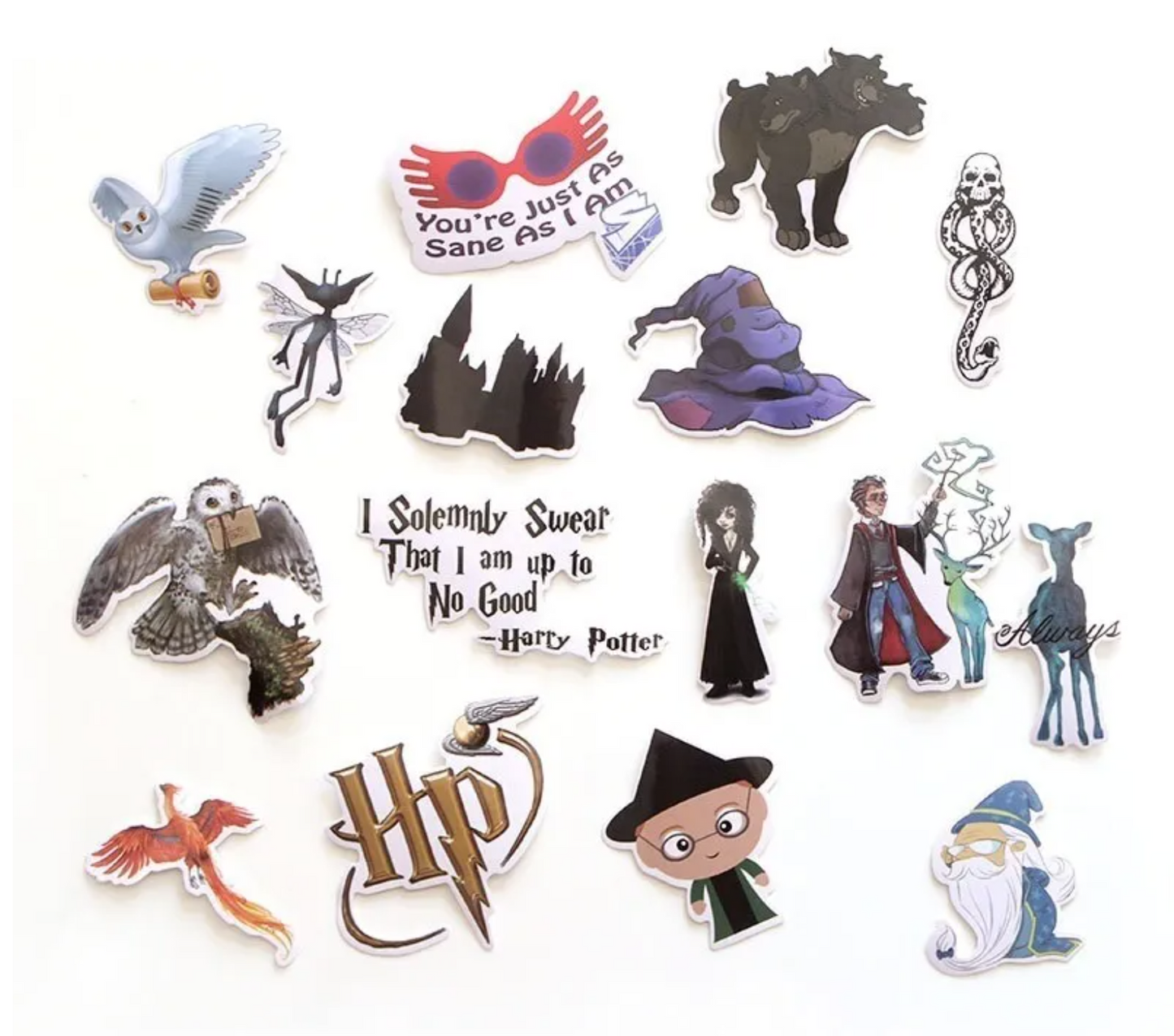 Paquete Stickers Harry Potter - Yukawaii