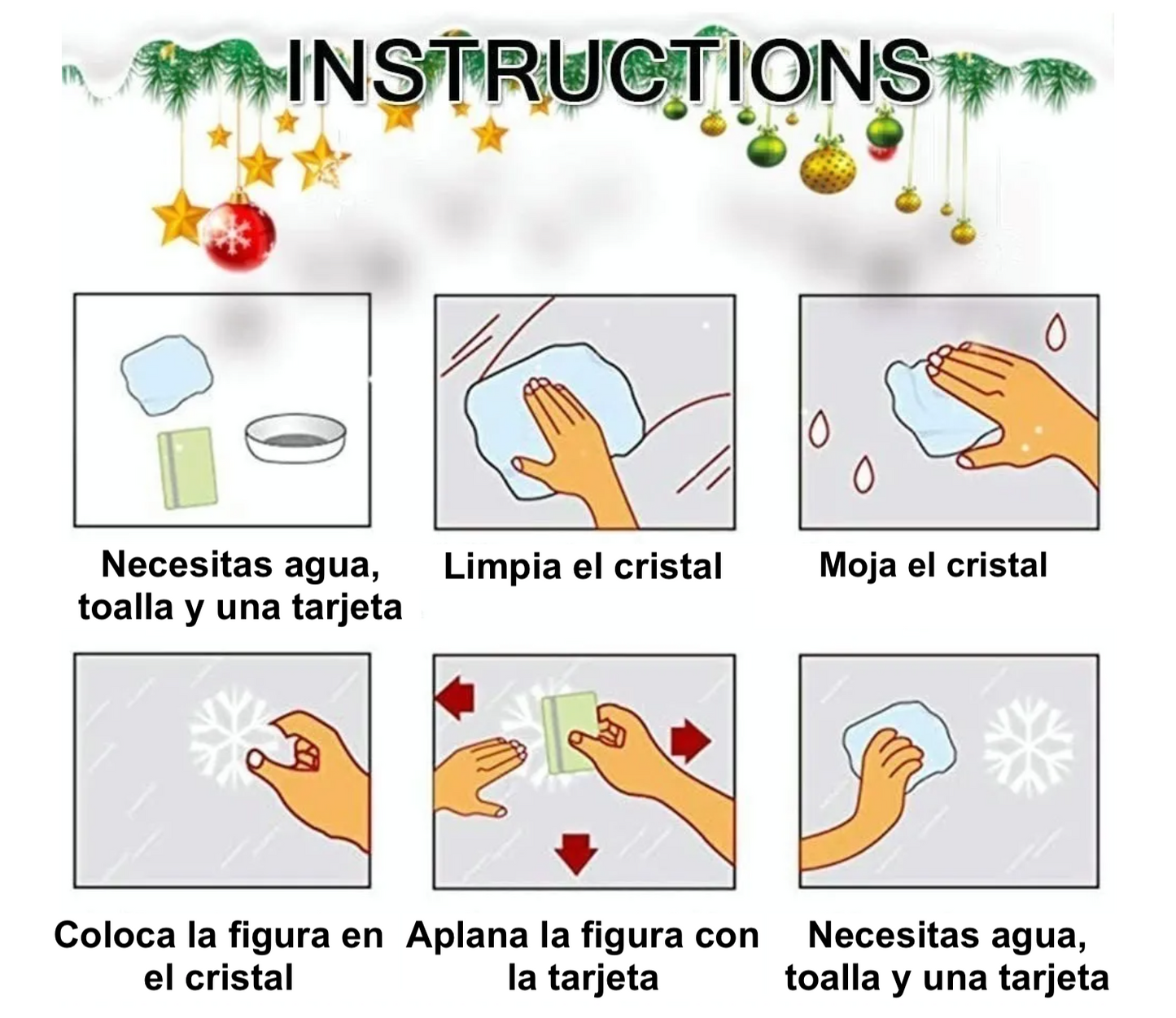 Pegatina decorativa Navidad
