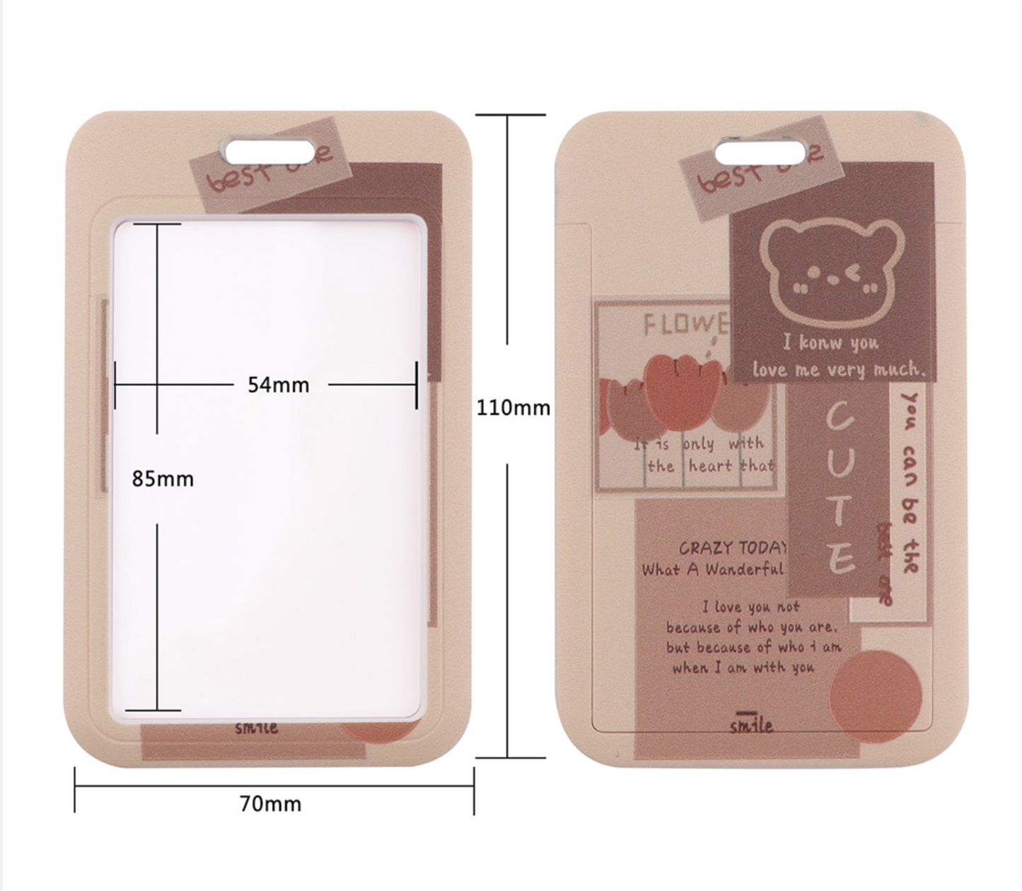 Lanyard y Porta credencial Oso Love