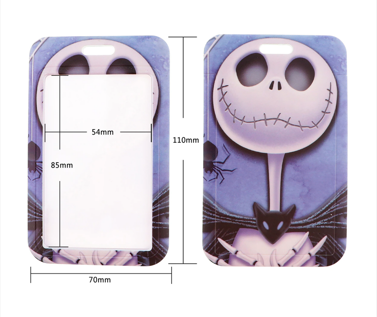 Lanyard y Porta credencial Jack Skellington
