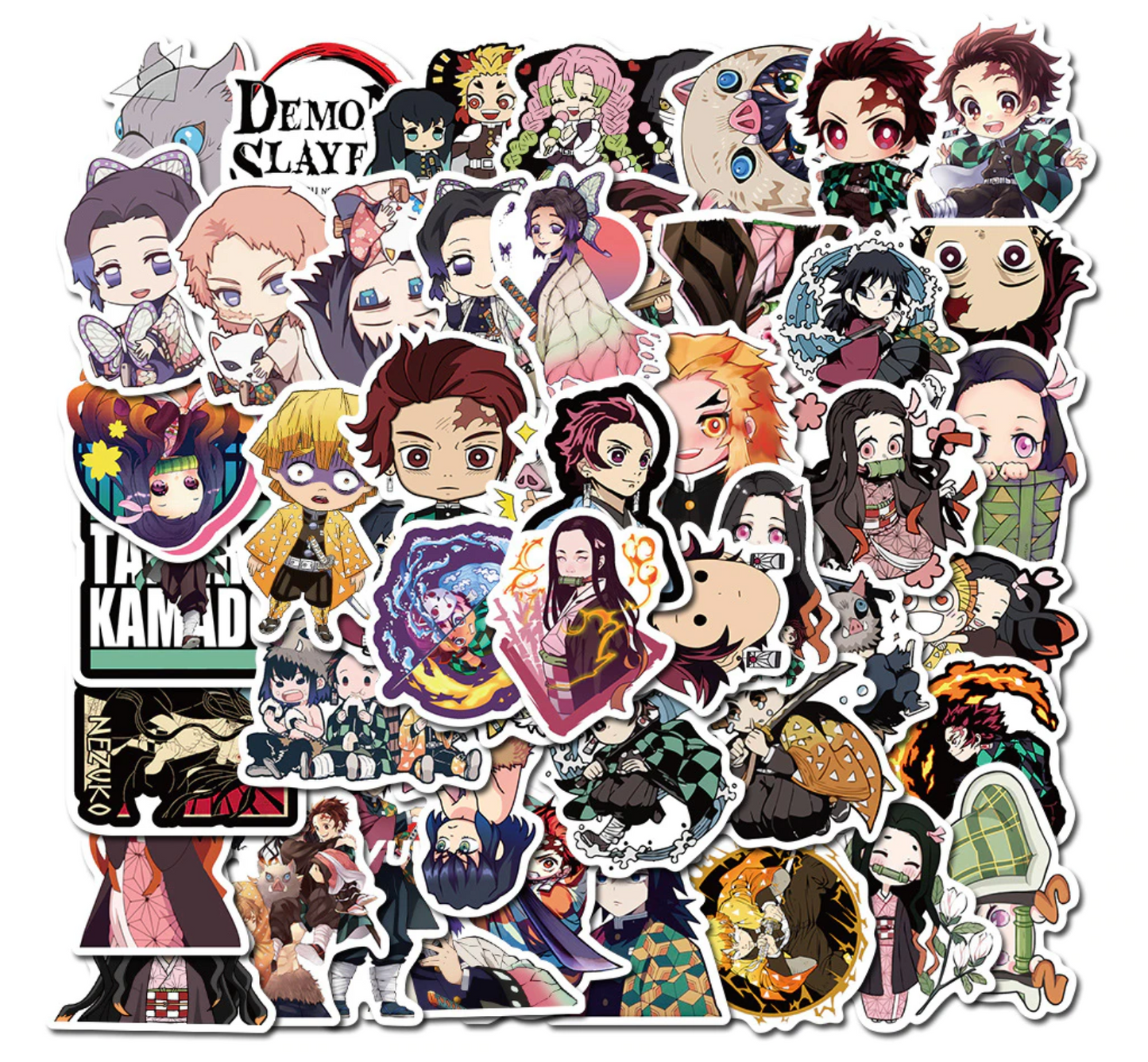 Paquete Stickers Demon Slayer