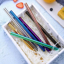 Cargar imagen en el visor de la galería, Popote de acero Inoxidable 12 mm