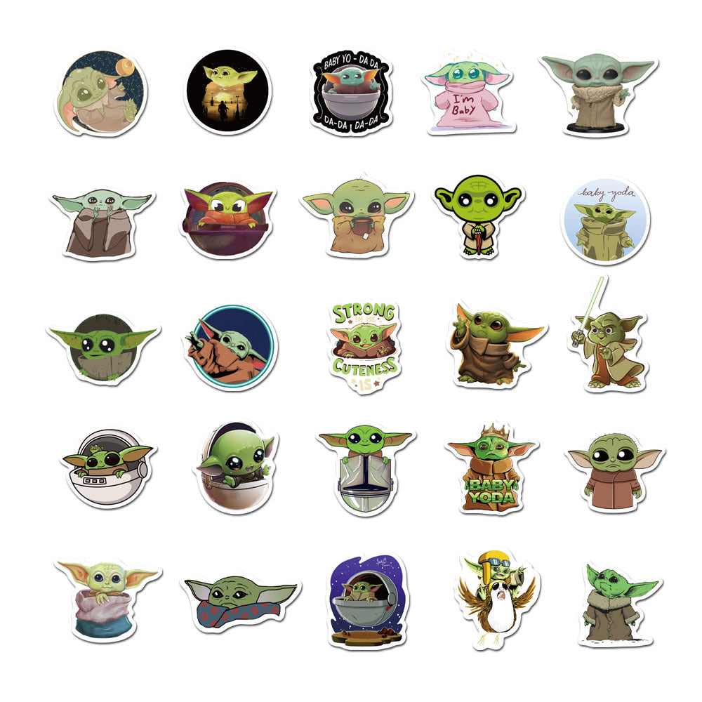 Paquete Stickers Baby Yoda
