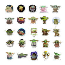 Cargar imagen en el visor de la galería, Paquete Stickers Baby Yoda