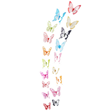 Cargar imagen en el visor de la galería, Set de 18 mariposas Decorativas