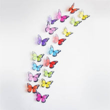 Cargar imagen en el visor de la galería, Set de 18 mariposas Decorativas