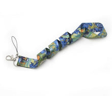 Cargar imagen en el visor de la galería, Lanyard Van Gogh/Los lirios - Yukawaii