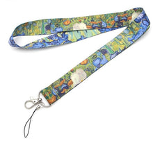Cargar imagen en el visor de la galería, Lanyard Van Gogh/Los lirios - Yukawaii