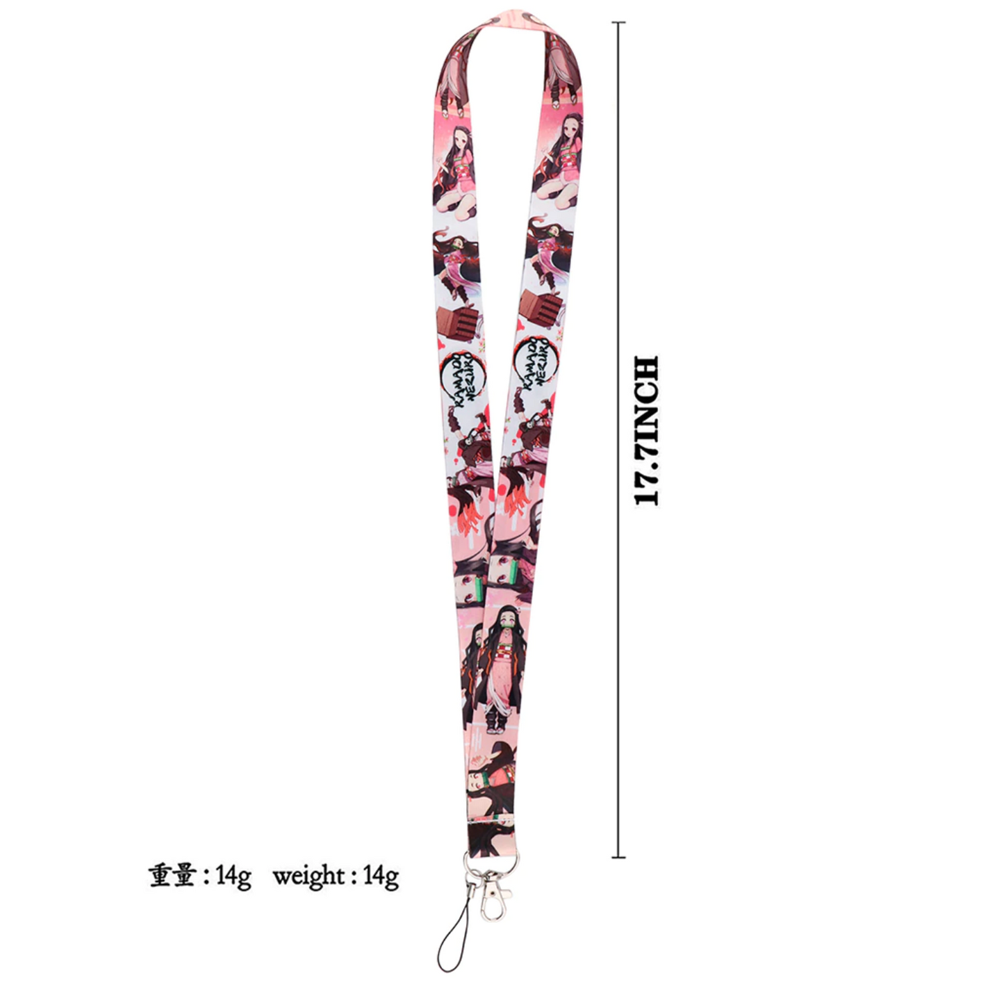 Lanyard y Porta credencial Nezuko Kamado
