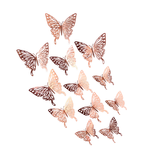 Set Mariposas Decorativas con diseño – Yukawaii