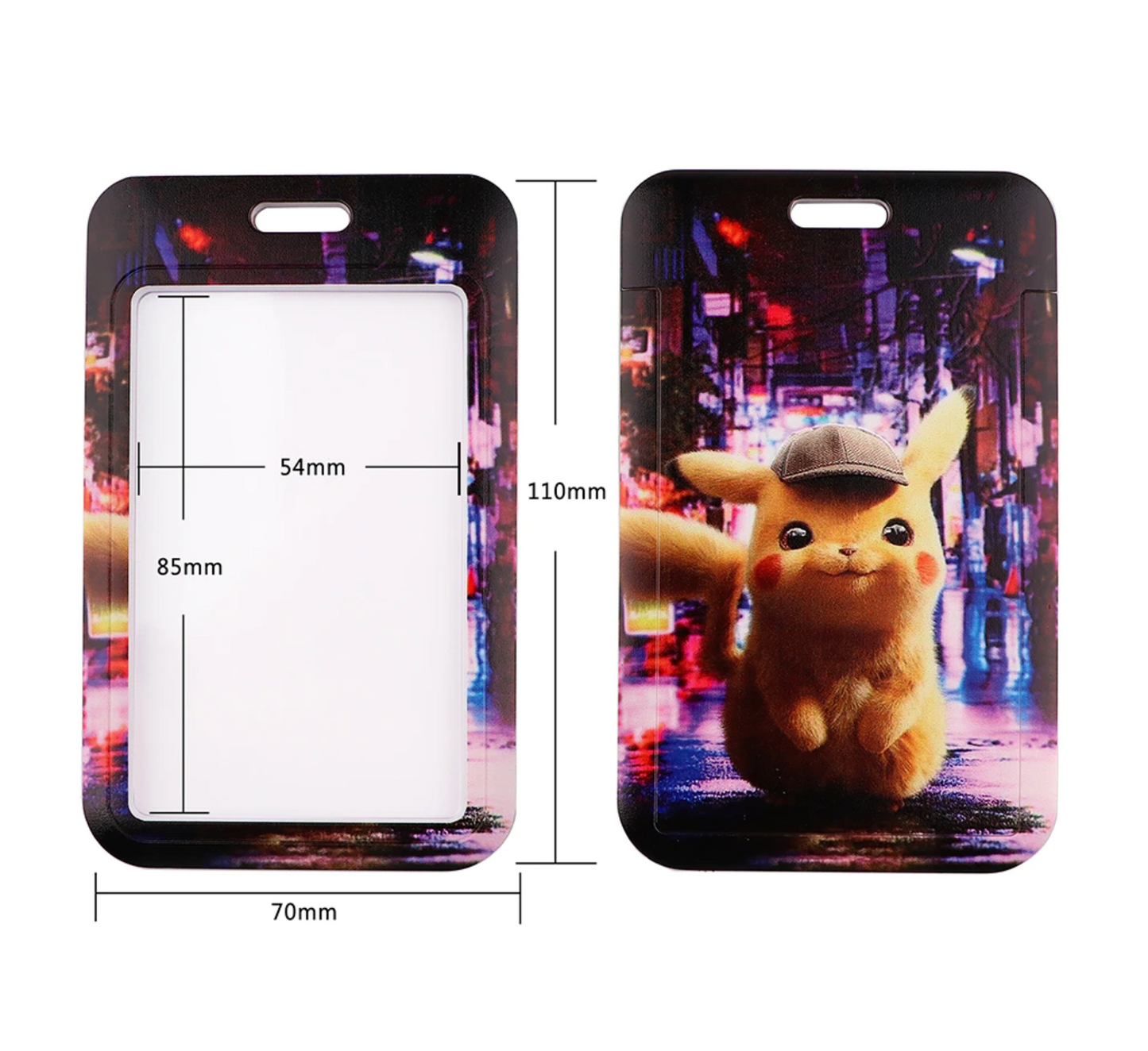 Lanyard y Porta credencial Pikachu