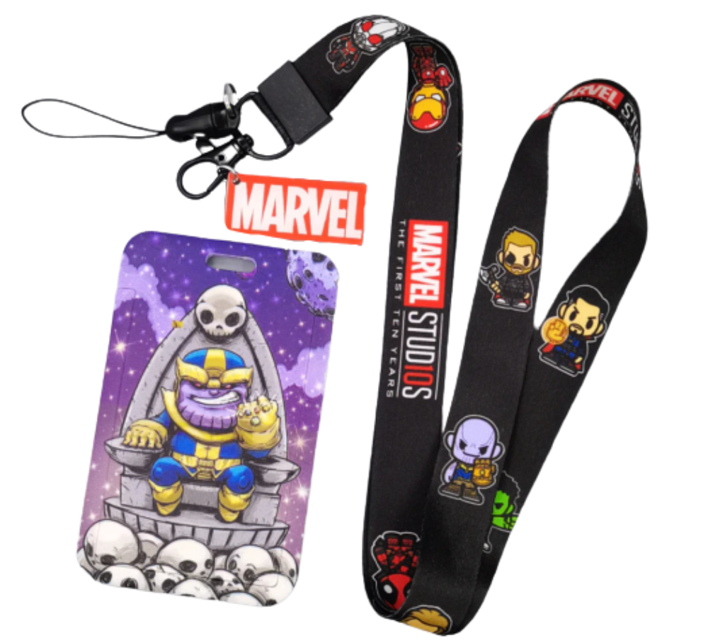 Lanyard y Porta credencial Thanos