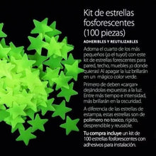 Cargar imagen en el visor de la galería, Estrellas Fluorescentes Verde