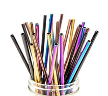 Cargar imagen en el visor de la galería, Popote de acero Inoxidable 20oz curvo