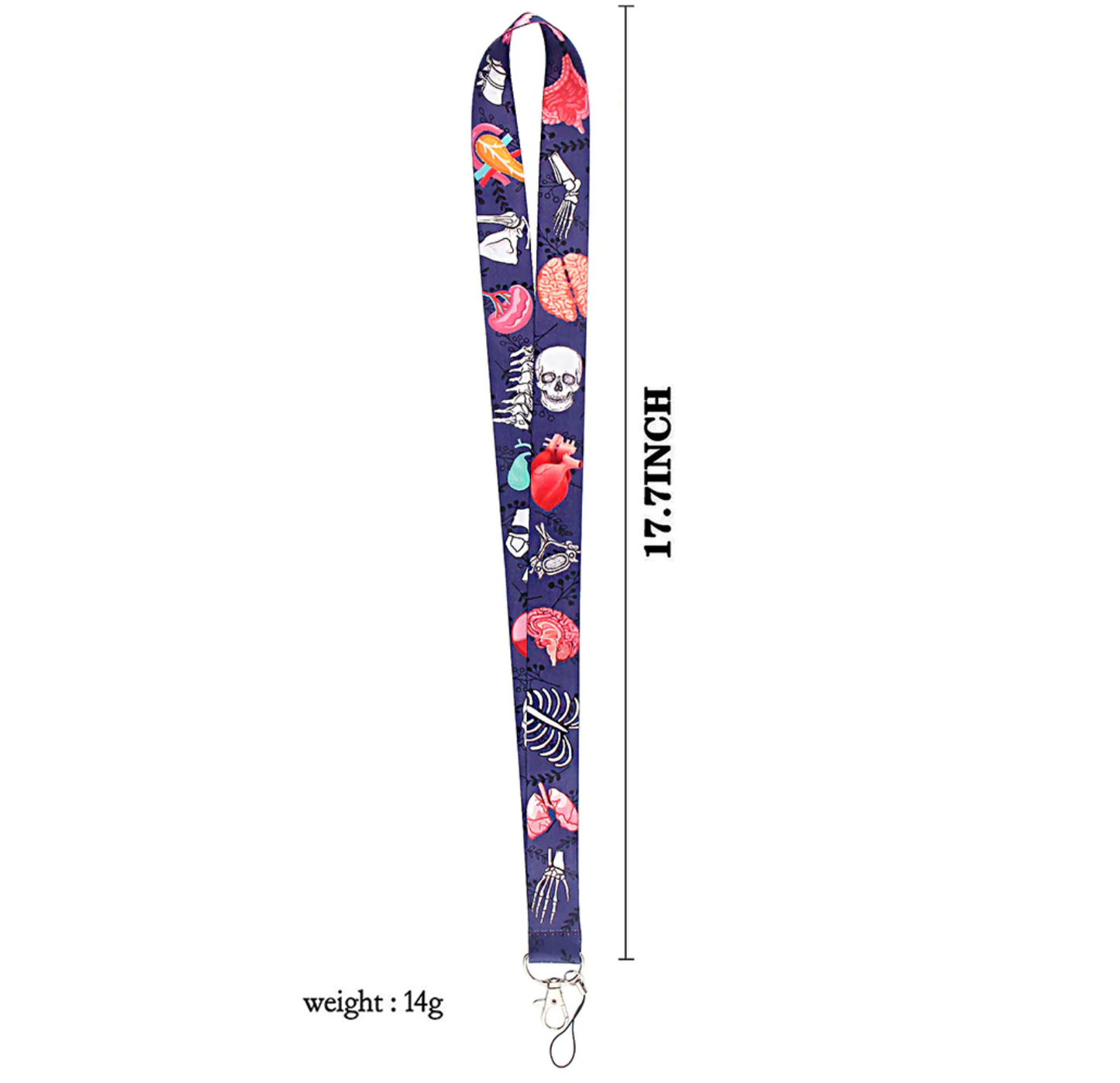 Lanyard y Porta credencial Organos y Huesos
