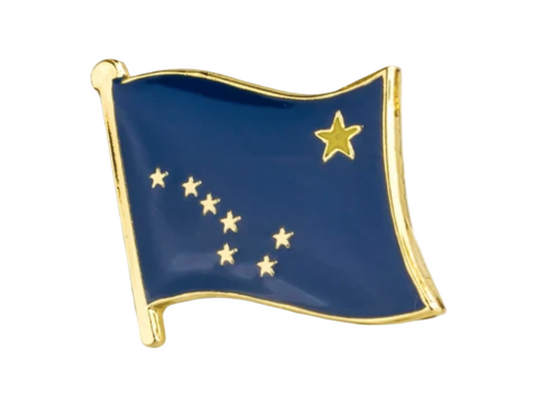 Pin Bandera Alaska
