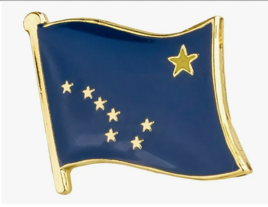Pin Bandera Alaska