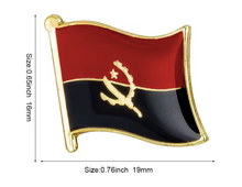 Cargar imagen en el visor de la galería, Pin Bandera Angola
