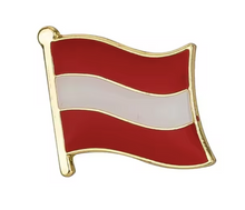 Cargar imagen en el visor de la galería, Pin Bandera Austria
