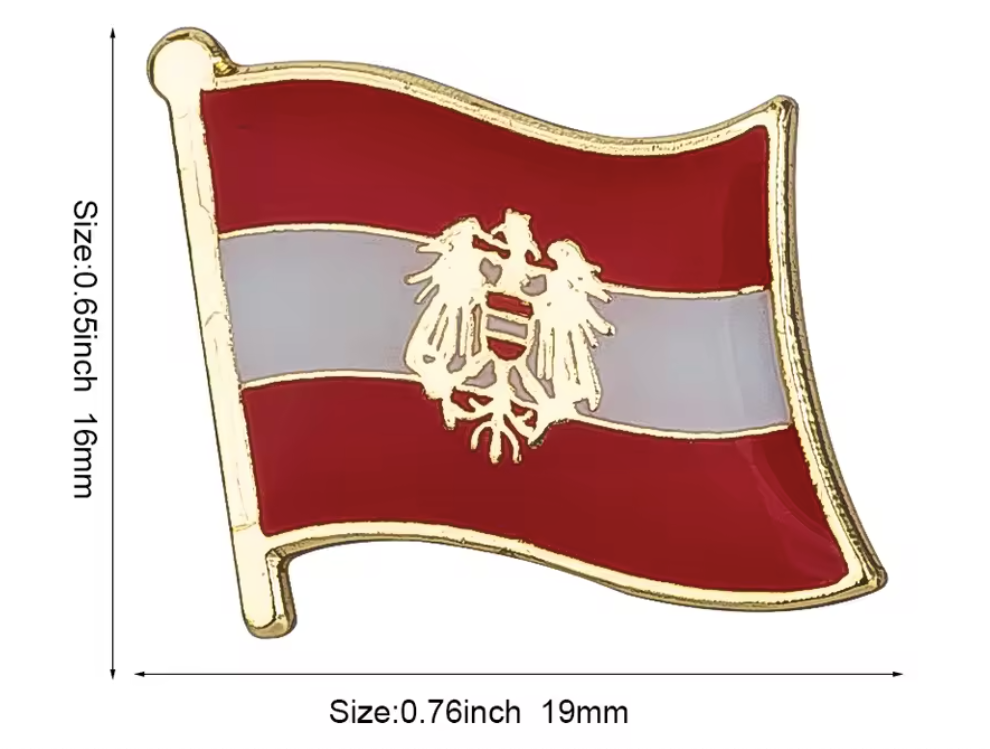 Pin Bandera Austria