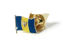 Cargar imagen en el visor de la galería, Pin Bandera Barbados
