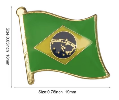Pin Bandera Brasil