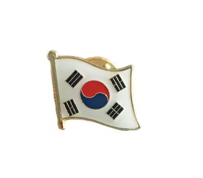 Pin Bandera Corea del Sur