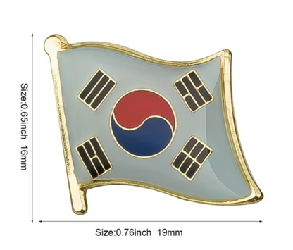 Pin Bandera Corea del Sur