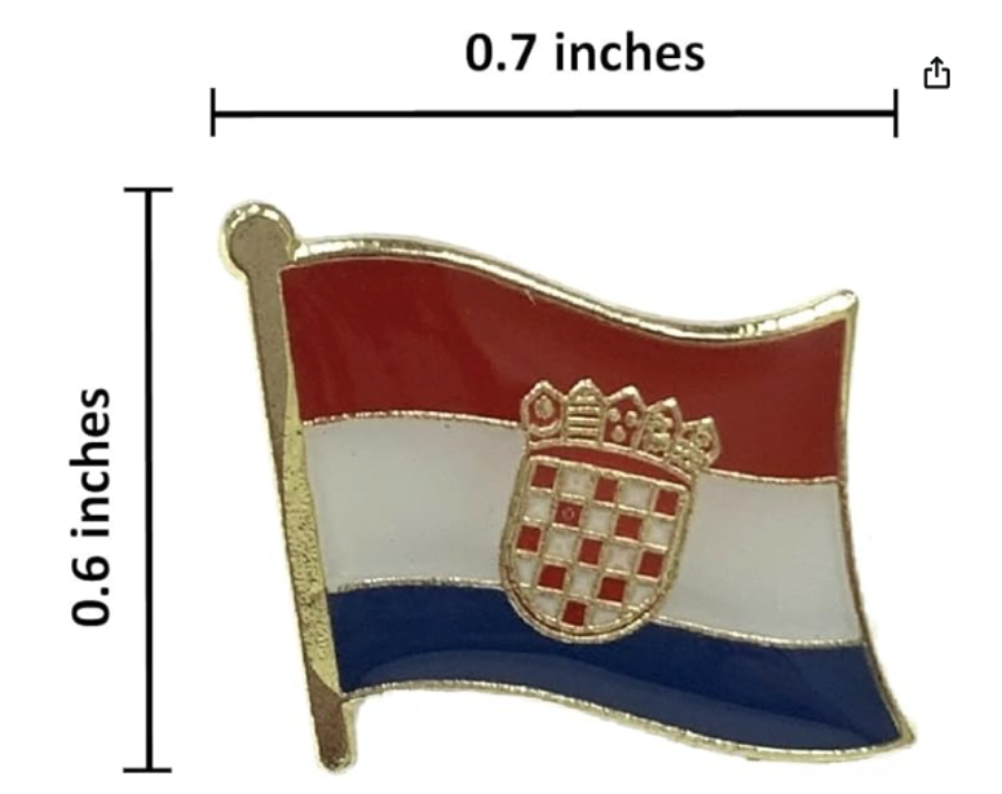 Pin Bandera Croacia
