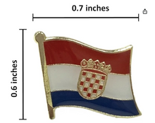 Cargar imagen en el visor de la galería, Pin Bandera Croacia
