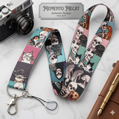 Lanyard Calavera perritos