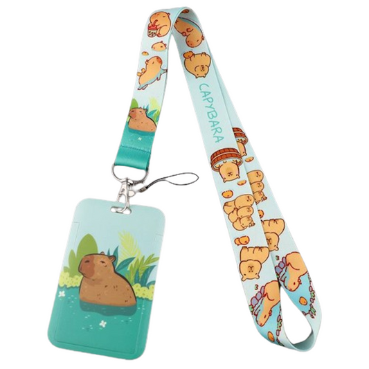 Lanyard y Porta credencial Capibara