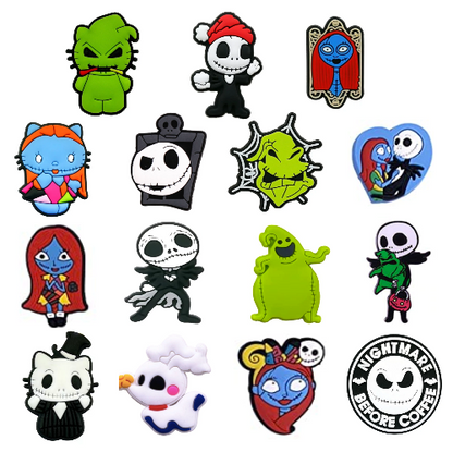 Shoe charm jack skellington