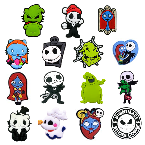 Shoe charm jack skellington