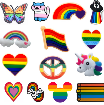 Shoe charm LGBT